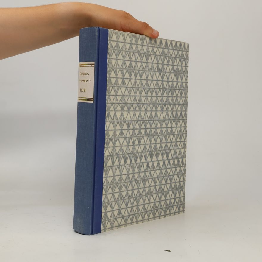 Autorenkollektiv Deutsches Steuerrecht 1976
