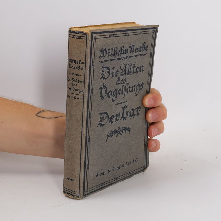 Wilhelm Raabe Die Akten des Vogelsangs. Der Car