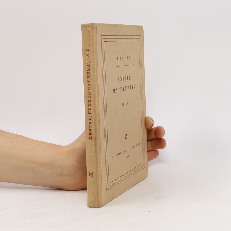 Rainer A. Roth Höhere Mathematik I.
