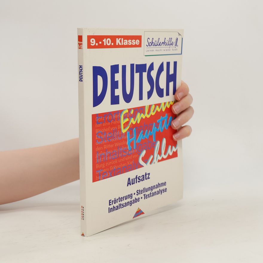 Auteurscollectief Deutsch. Aufsatz 9.-10. Klasse