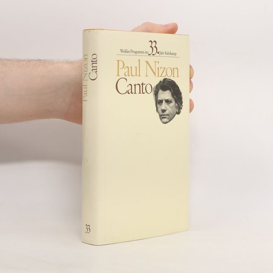 Paul Nizon Weißes Programm - 33: Canto