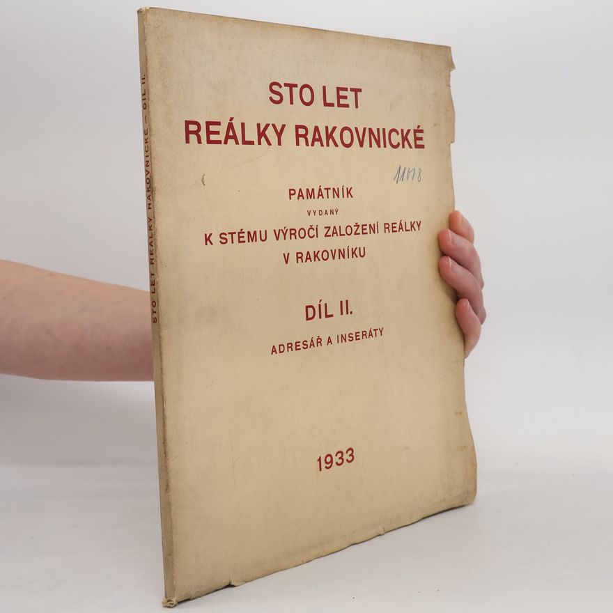 Collectif d'auteurs Sto let Reálky Rakovnické