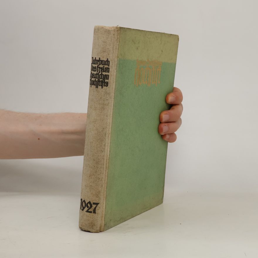 AA.VV. Jahrbuch des Freien deutschen Hochstifts 1927