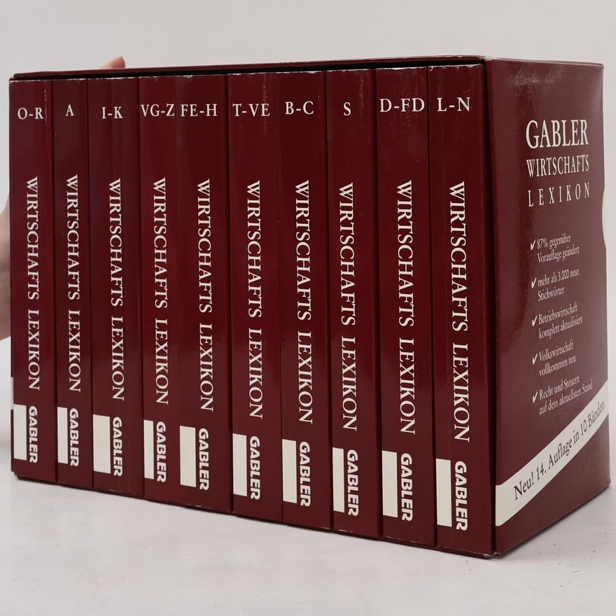 Autorenkollektiv Gabler Wirtschaftslexikon. Neu! 14. Auflage in 10 Bänden
