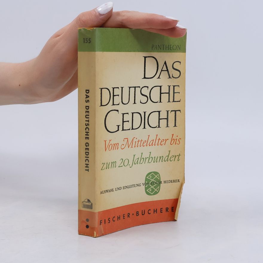 Edgar Hederer Das deutsche Gedicht
