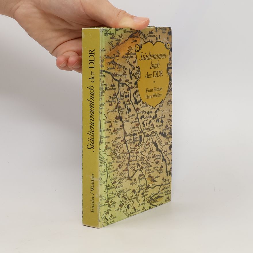 Ernst Eichler Städtenamenbuch der DDR