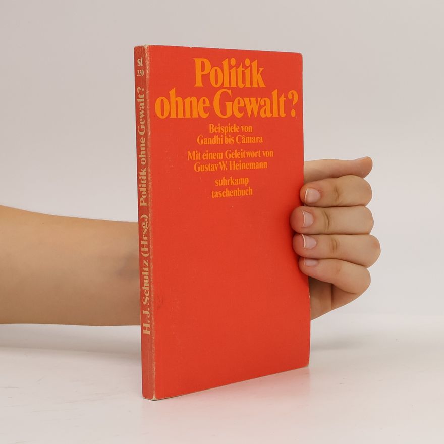 Hans-Jürgen Schultz-Coulon Politik ohne Gewalt?