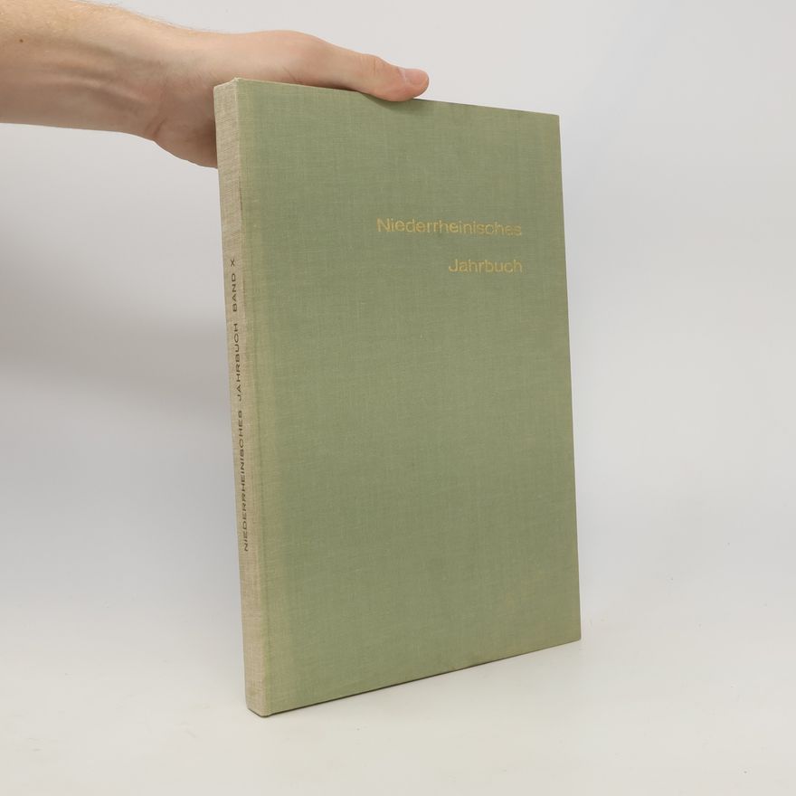 AA.VV. Niederrheinisches Jahrbuch X.