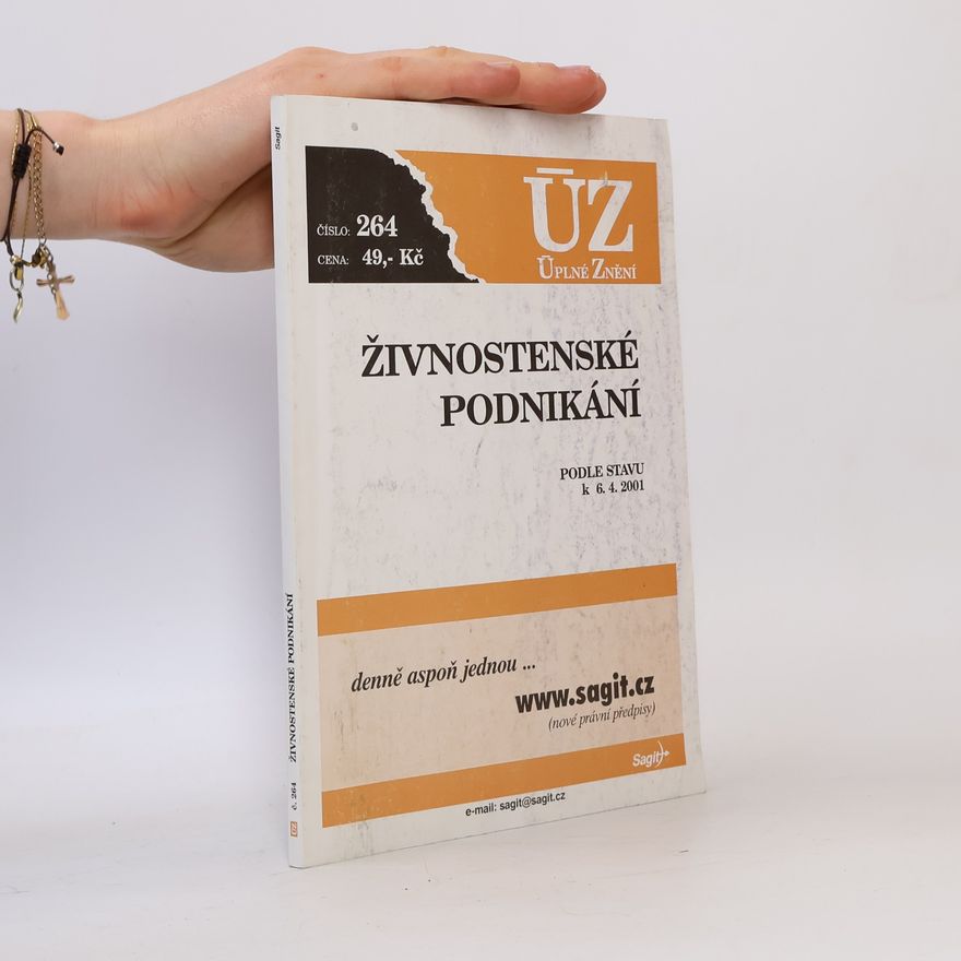 Kolektiv autorů ÚZ: Živnostenské podnikání : podle stavu k 19.2.2001