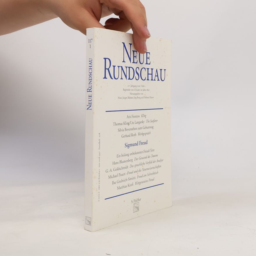 Autorenkollektiv Neue Rundschau 117. Jahrgang Heft 1