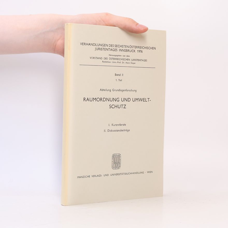 Autorenkollektiv Raumordnung und Umweltschutz