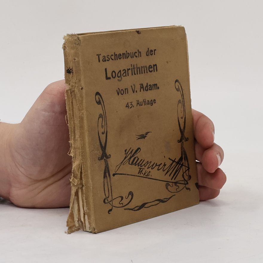 Vinzenz Adam Taschenbuch der Logarithmen