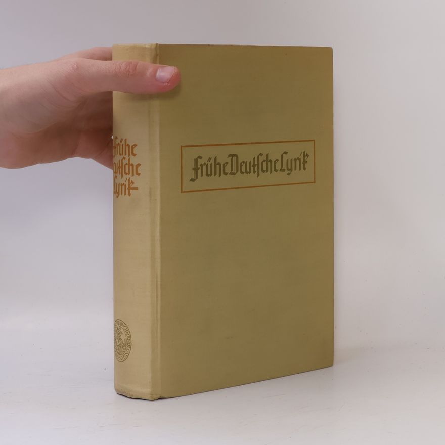 Kolektív autorov Frühe Deutsche Lyrik