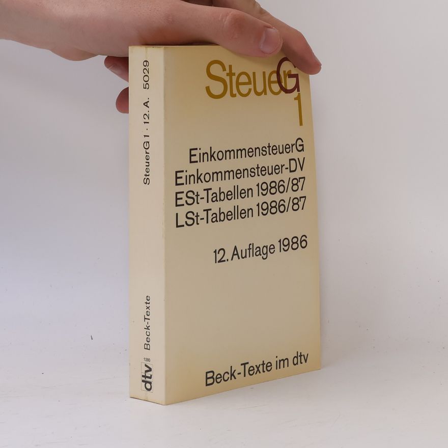 Various authors Steuergesetze 1