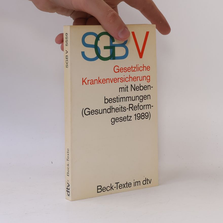 Ulrich Becker SGB V, Öffentliches Gesundheitswesen