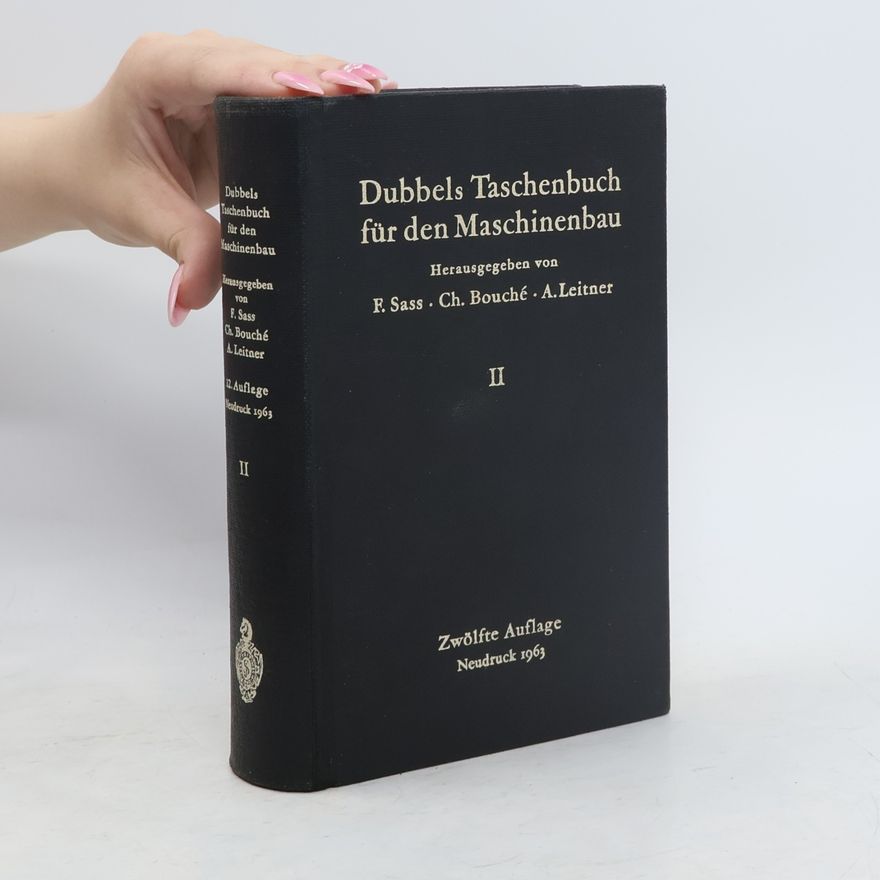 A.Leitner Dubbels Taschenbuch für den Maschienbau 2