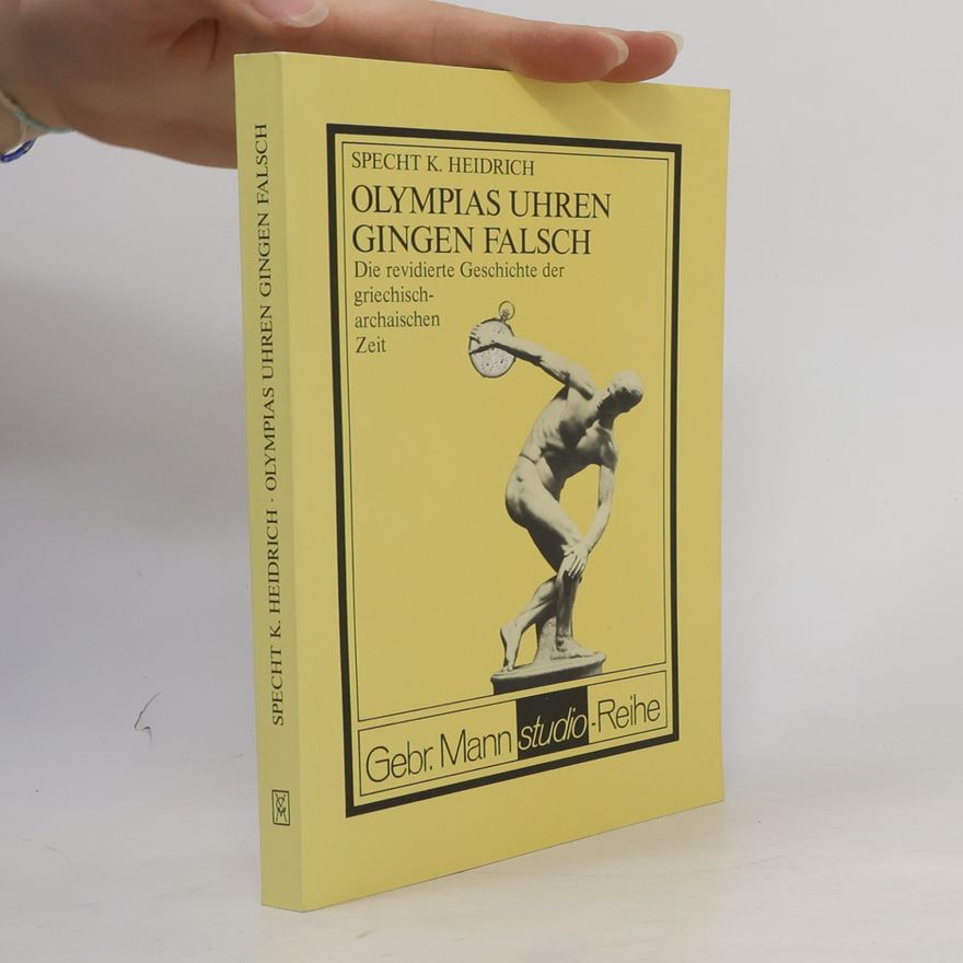 Specht K. Heidrich Olympia's Uhren gingen falsch