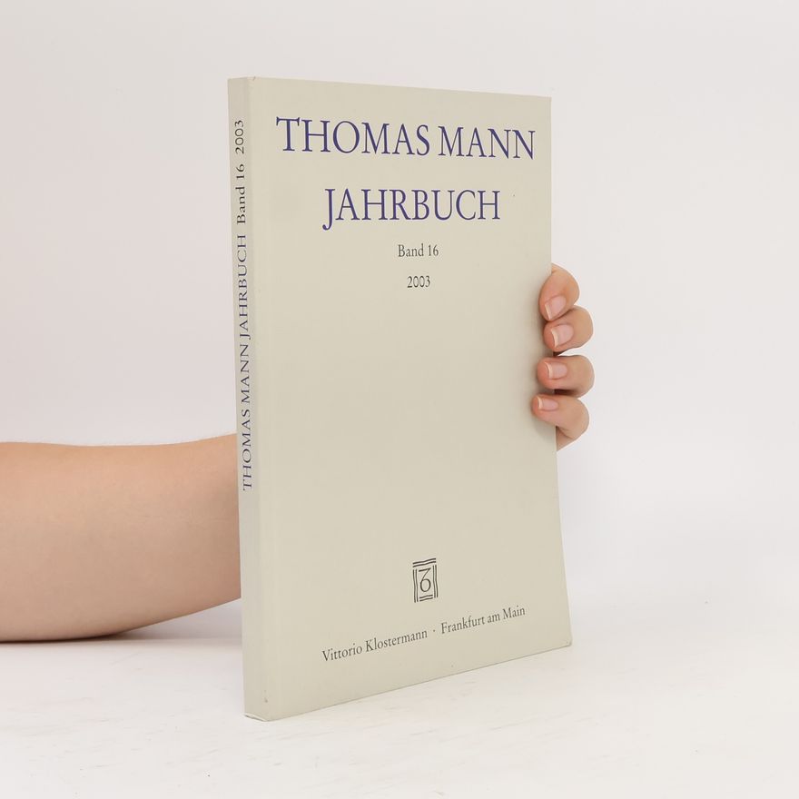 Various authors Thomas Mann Jahrbuch