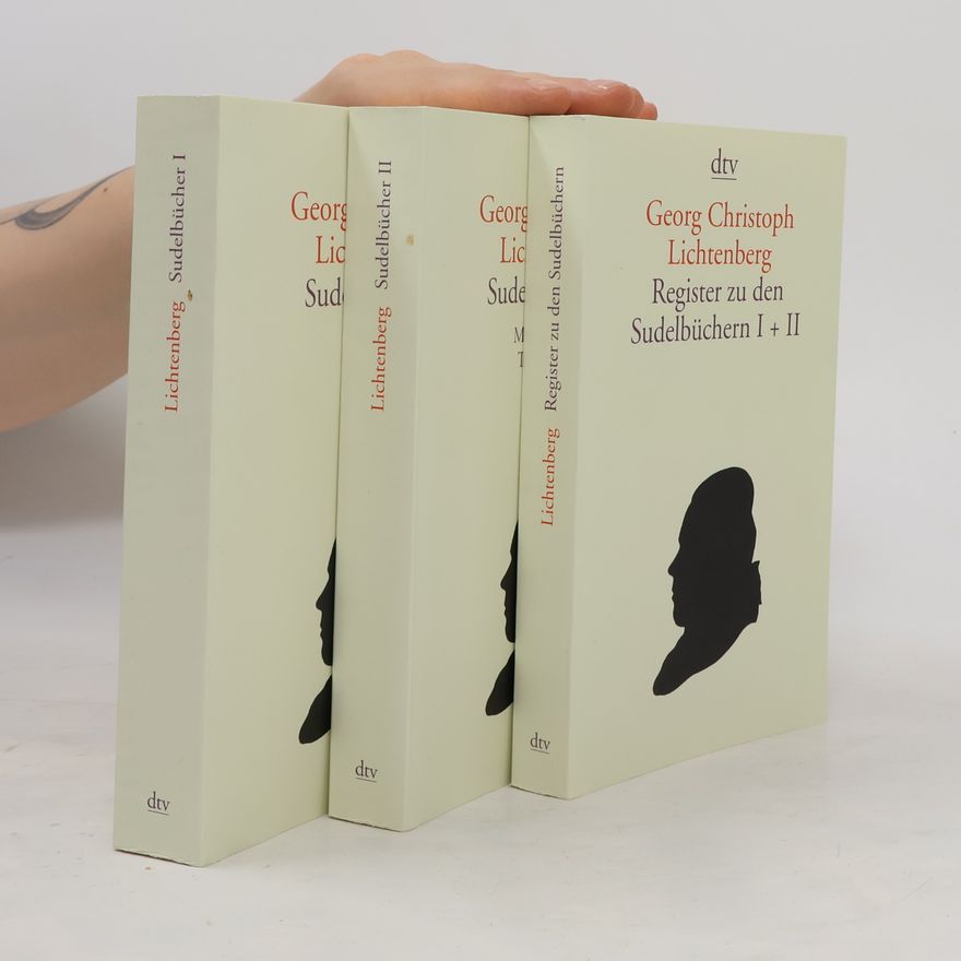 Georg Christoph Lichtenberg Sudelbücher, 3 Bände
