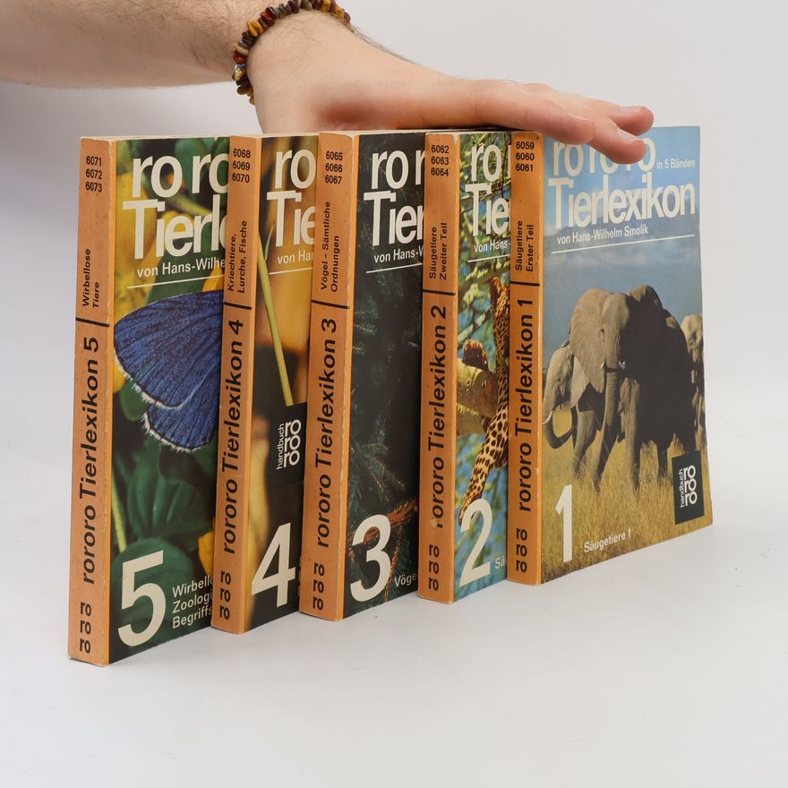 Hans-Wilhelm Smolik Rororo Tierlexikon 1-5