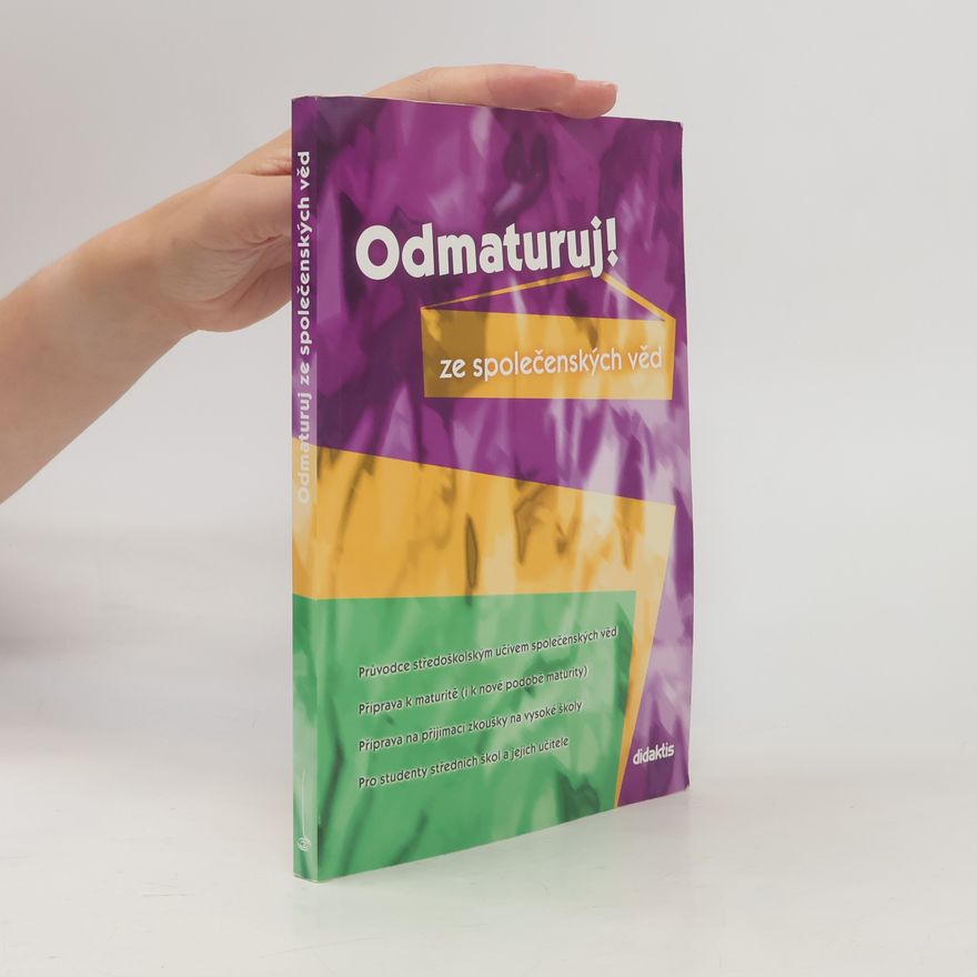 Jan Dvořák Odmaturuj! ze společenských věd