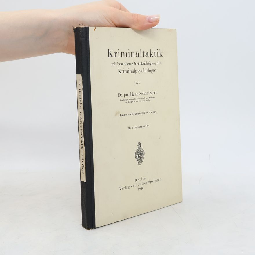 Hans Schneickert Kriminaltaktik