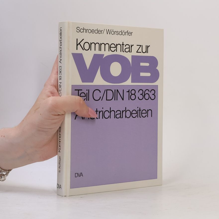 F. Wörsdörfer Kommentar zur VOB, Teil C