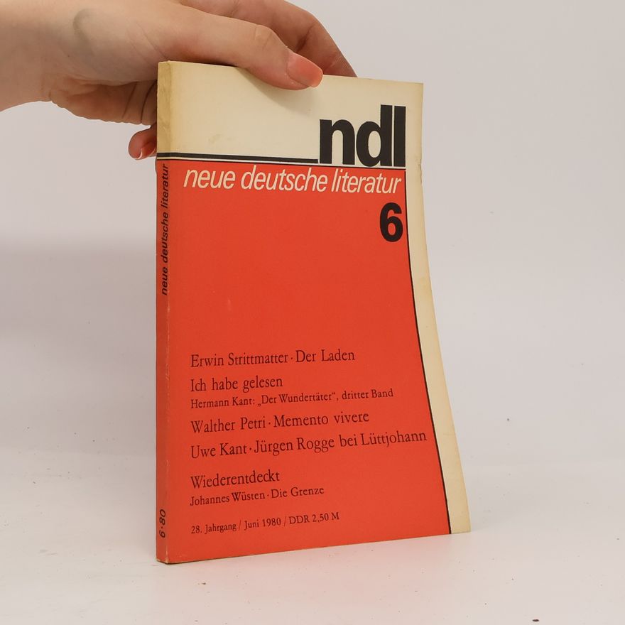 Various authors Neue Deutsche Literatur 6