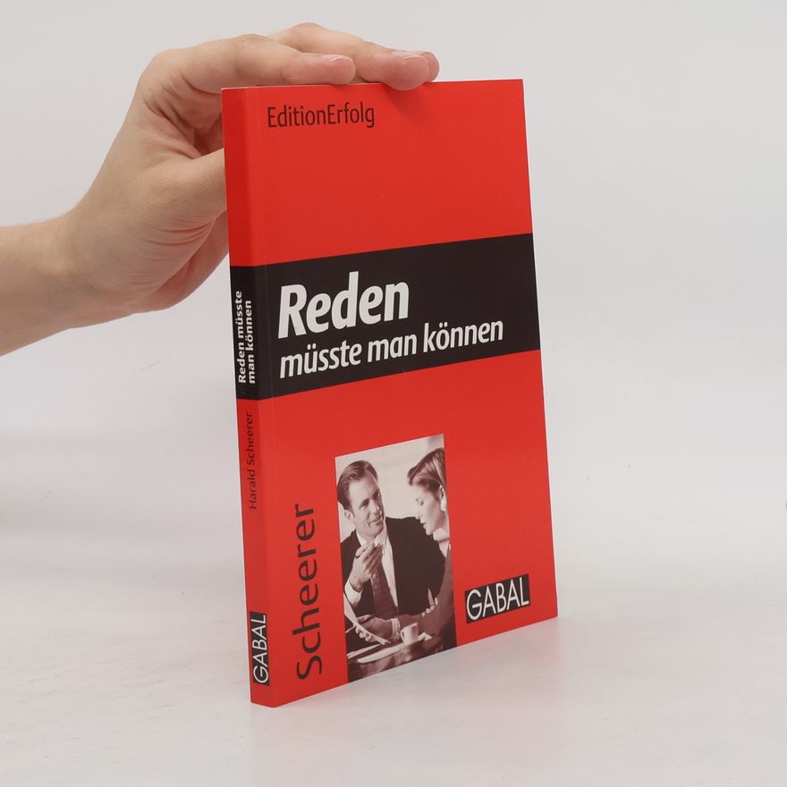 Harald Scheerer Reden müsste man können