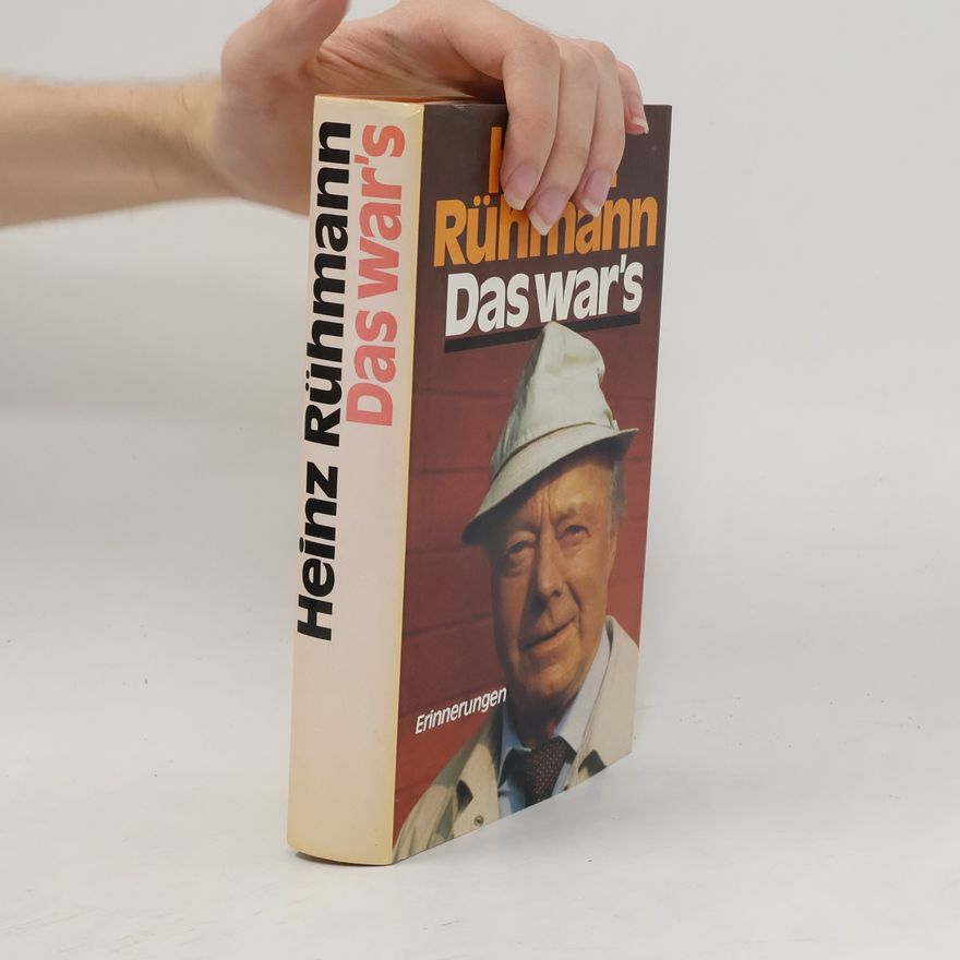 Heinz Rühmann Das war's. Erinnerungen