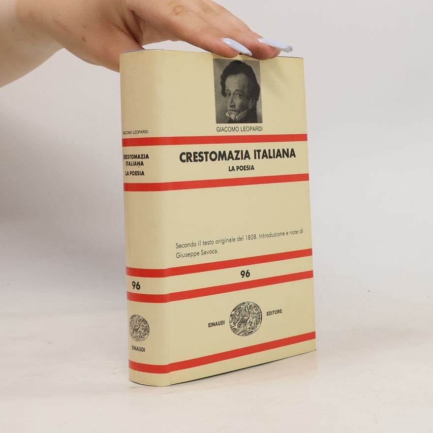 Giacomo Leopardi Crestomania italiana la poesia 96