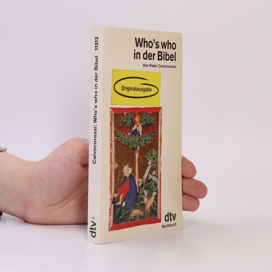 Peter Calvocoressi Who's who in der Bibel