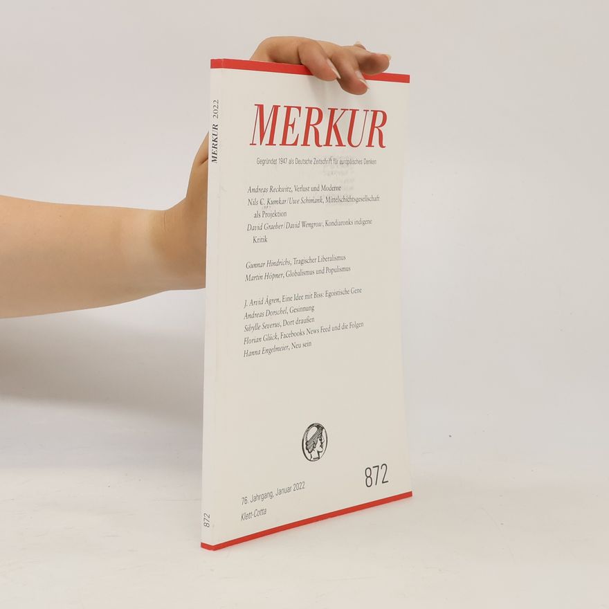 Christian Demand MERKUR Gegründet 1947 als Deutsche Zeitschrift für europäisches Denken