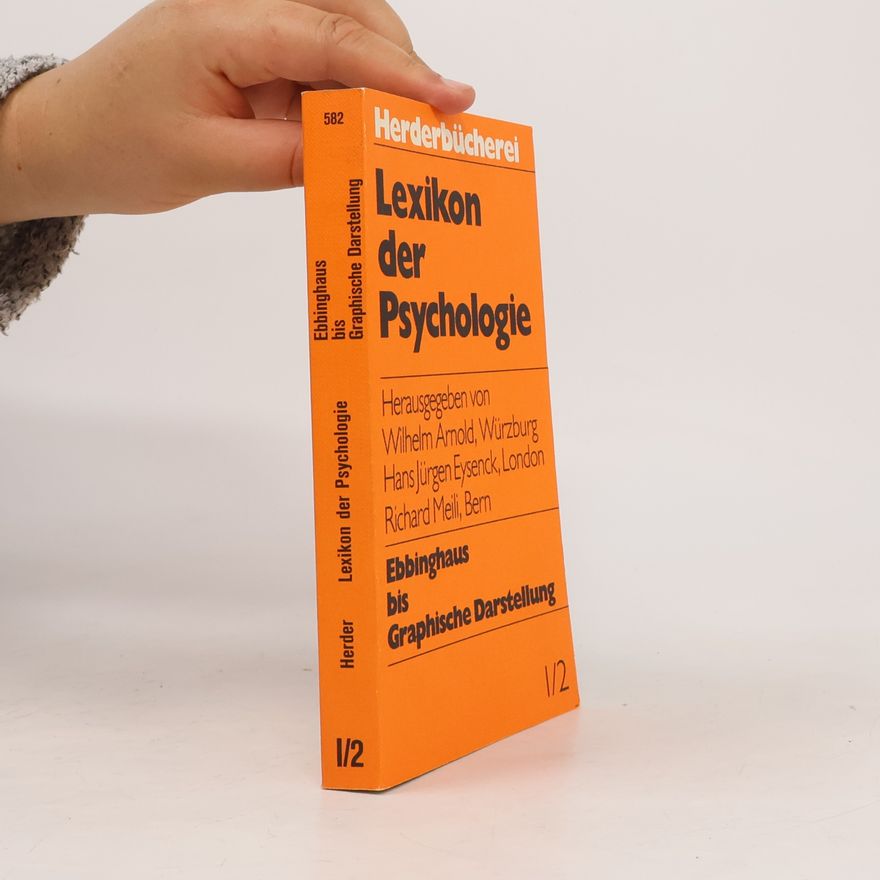 Wilhelm Arnold Lexikon der Psychologie