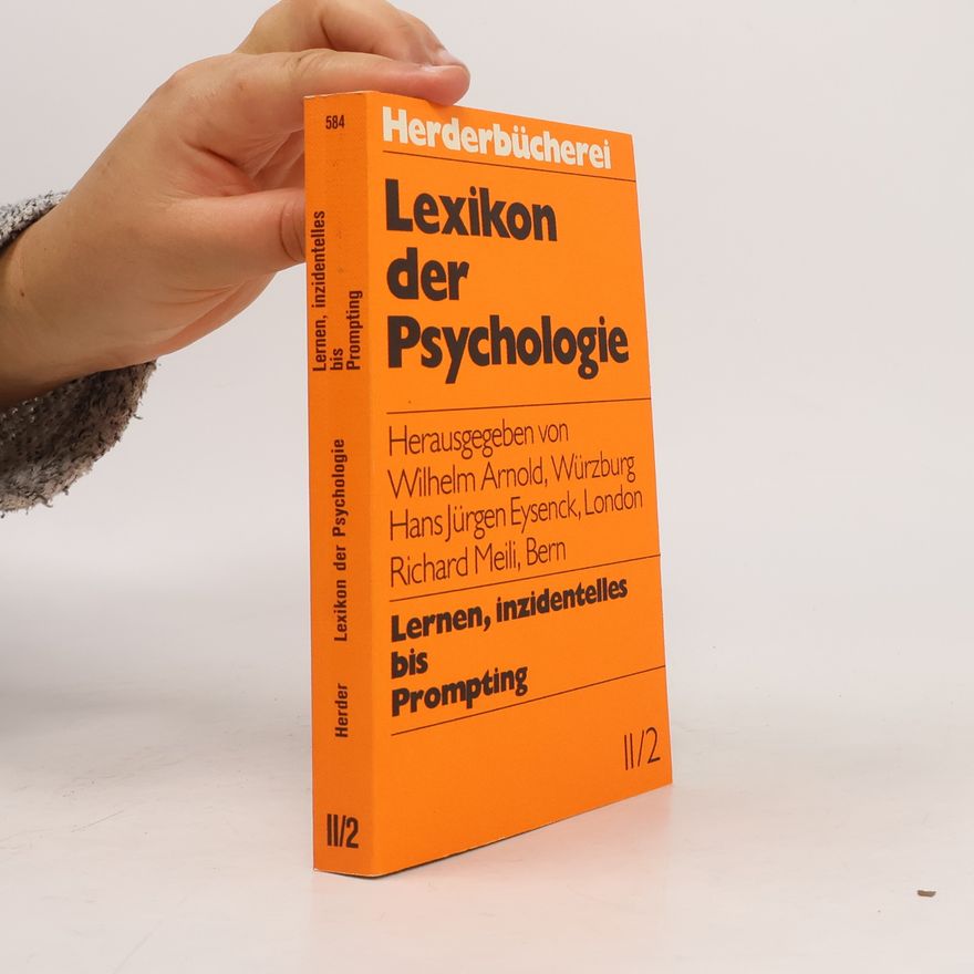 Wilhelm Arnold Herderbücherei - 2/2: Lexikon der Psychologie