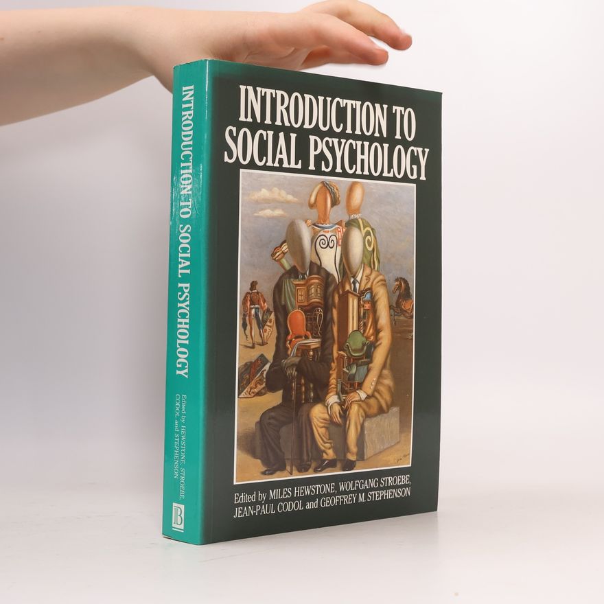 Wolfgang Stroebe Introduction to Social Psychology