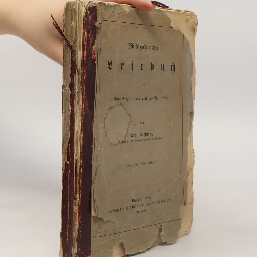Lorenz Englmann Mittelhochdeutsches Lesebuch
