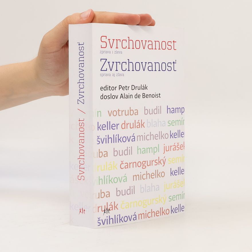 Petr Drulák Svrchovanost : zprava i zleva = Zvrchovanosť : sprava aj zľava