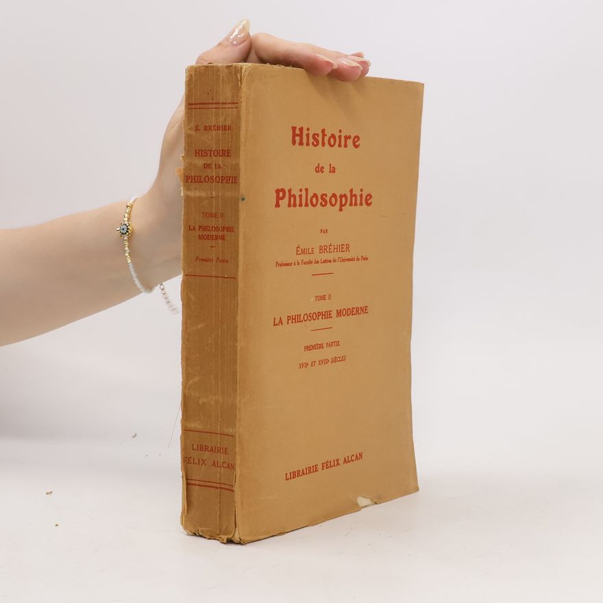 Émile Bréhier Histoire de la philosophie