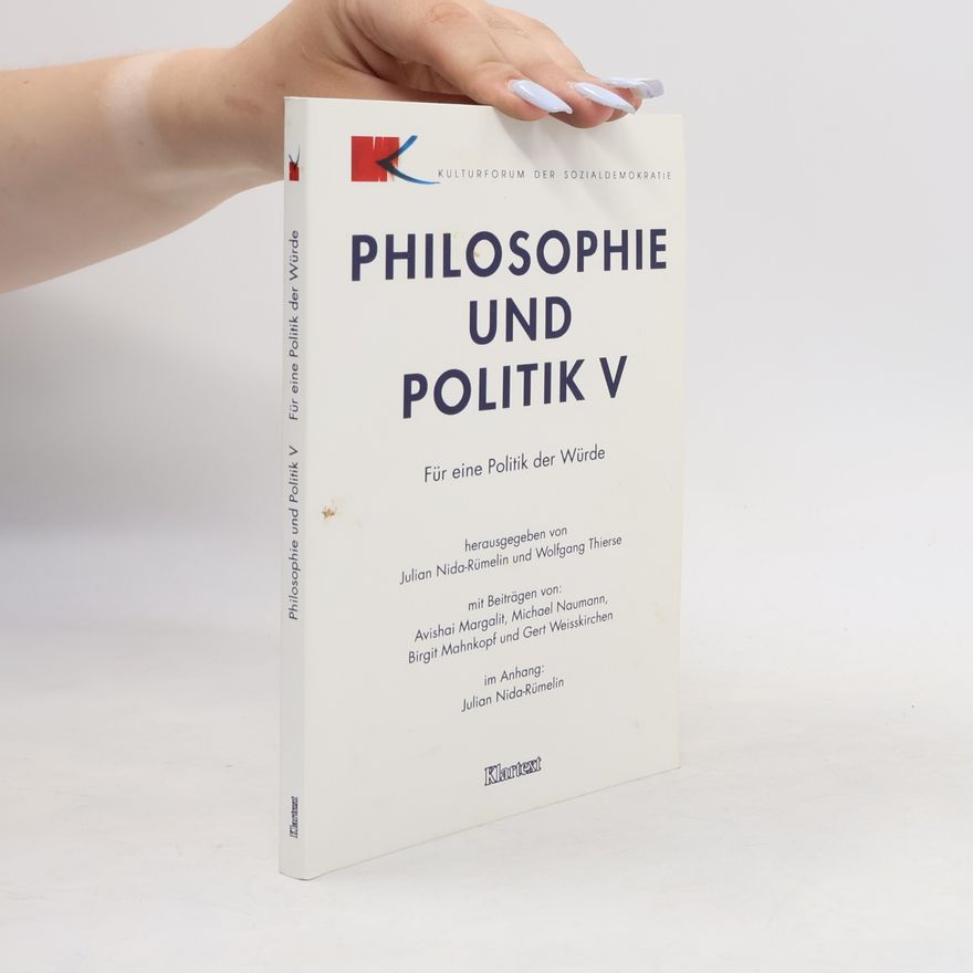 Avishai Margalit Philosophie und Politik V.