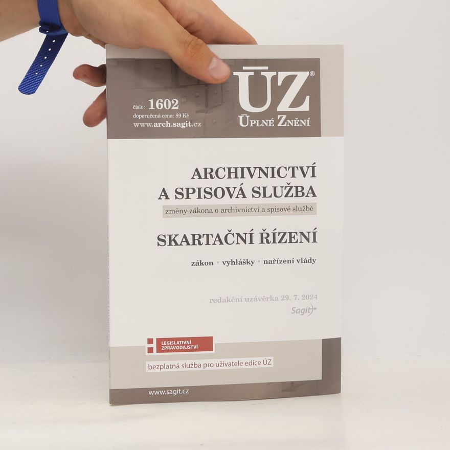 Kolektiv autorů ÚZ 1602 Archivnictví a spisová služba, Skartační řízení