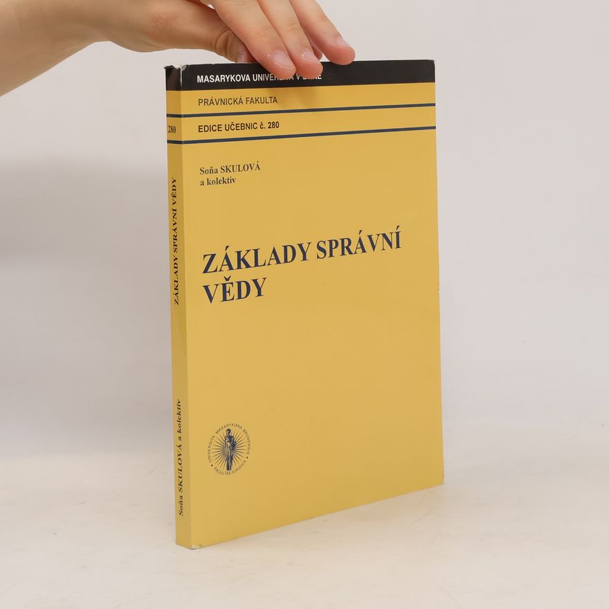 Soňa Skulová Základy správní vědy