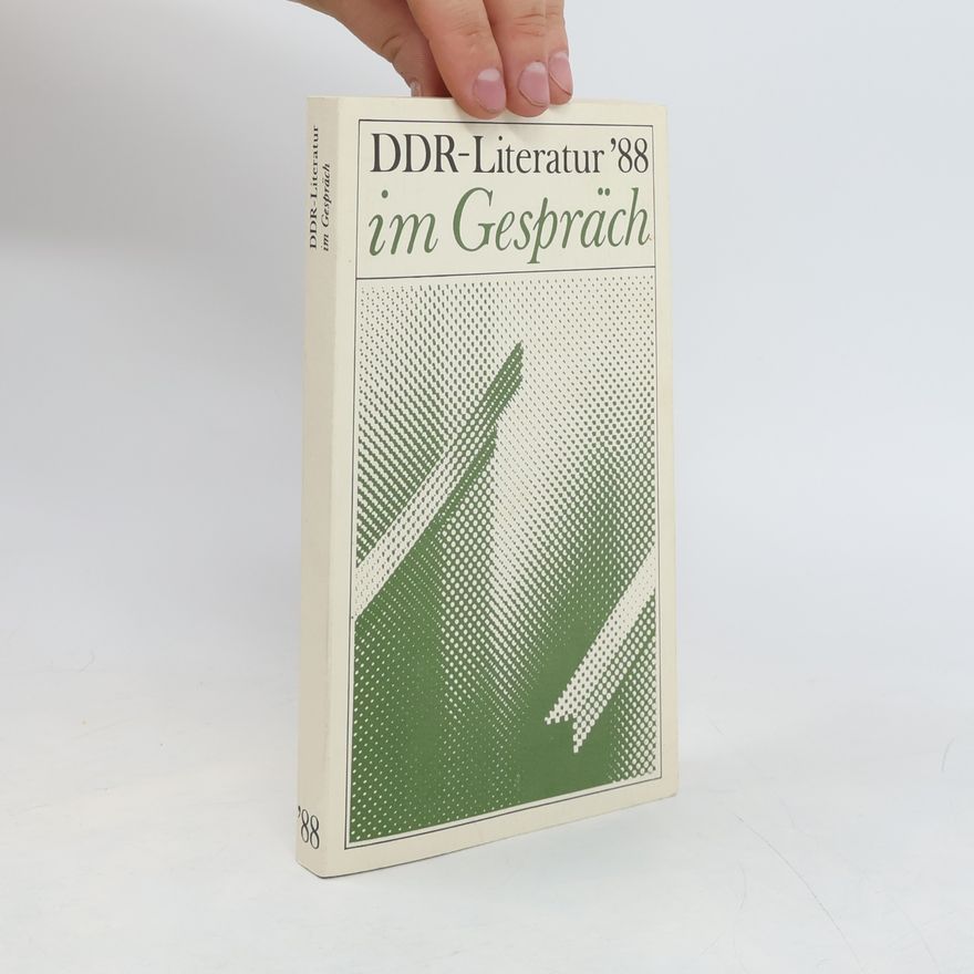 Siegfried Rönisch DDR-Literatur '88 im Gespräch