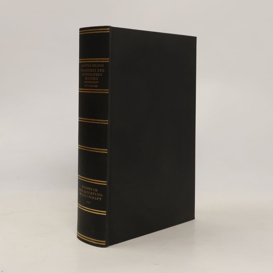 Nilsson Martin P. (Martin Persson) Geschichte der griechischen Religion