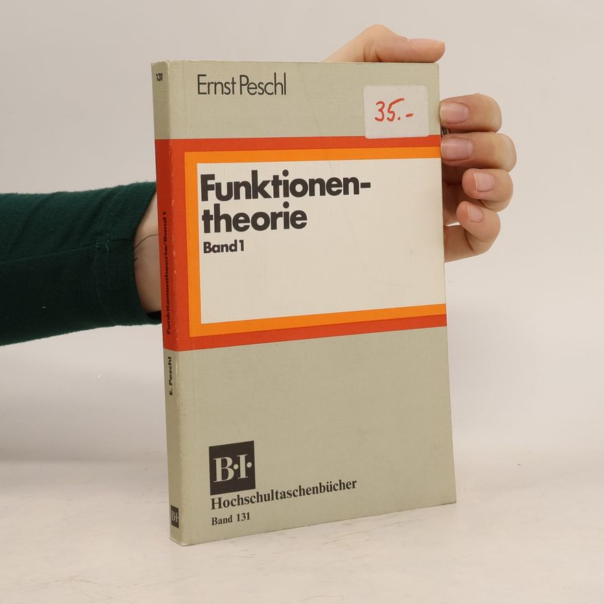 Ernst Peschl Funktionentheorie