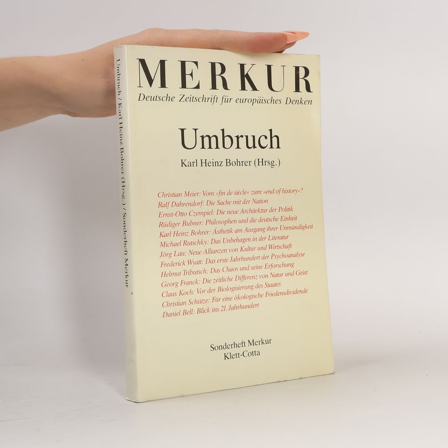 Karl Heinz Bohrer Umbruch