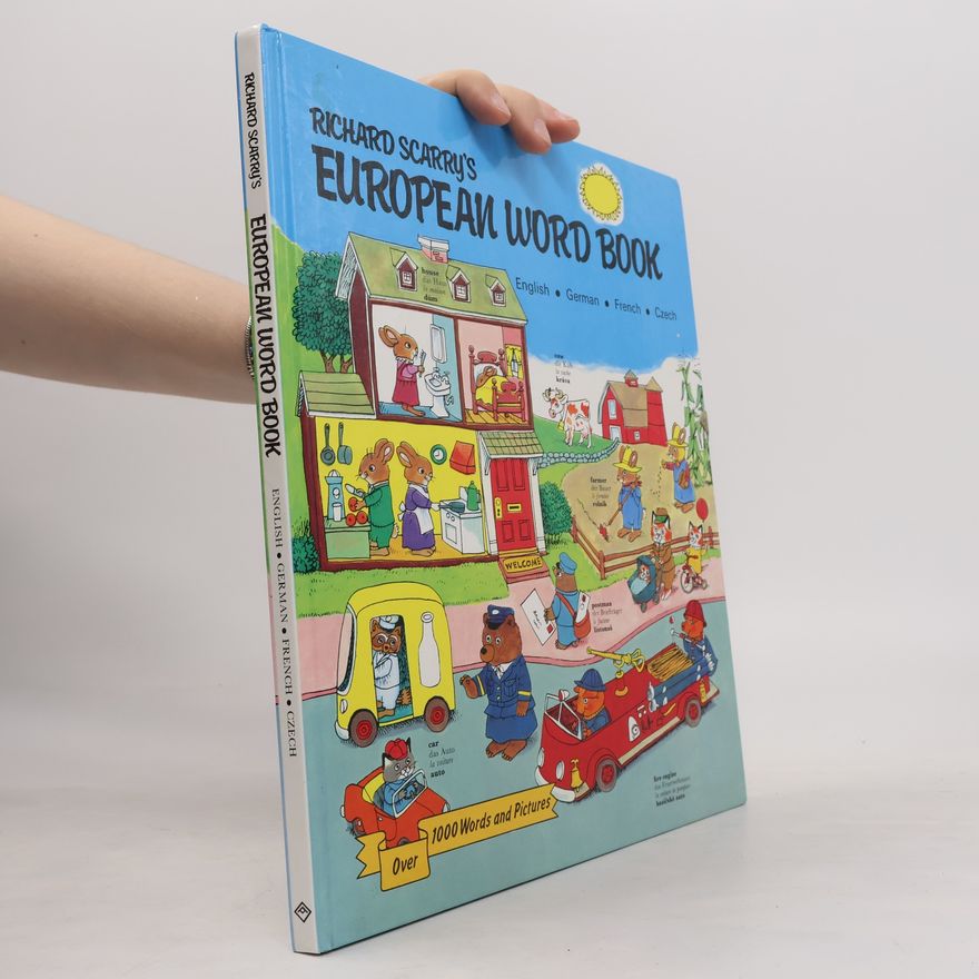 Richard Scarry European Word Book. English, German, French, Czech