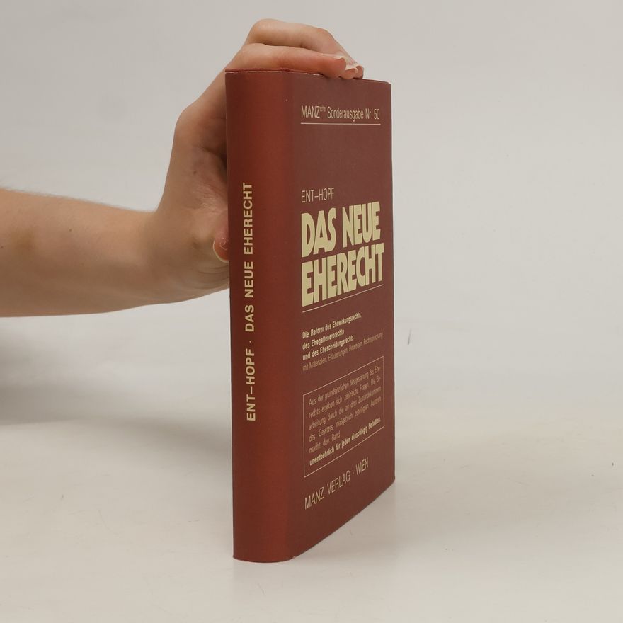 Herbert Ent Das neue Eherecht