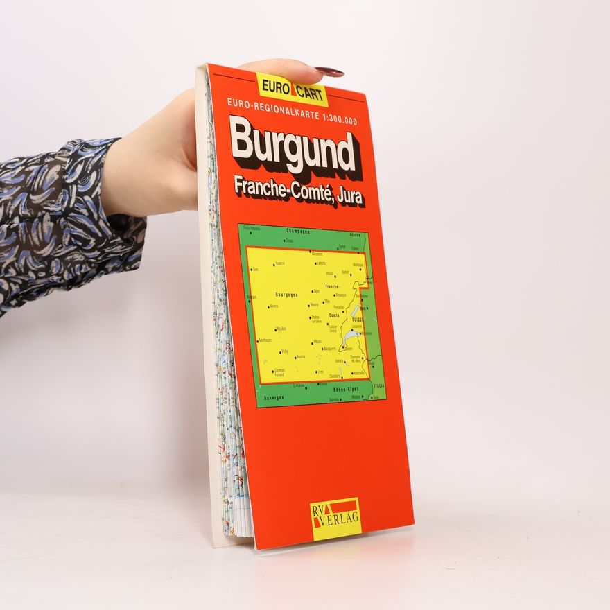 Autorenkollektiv RV Euro-Regionalkarte 1:300 000 Burgund, Franche Comte, Jura
