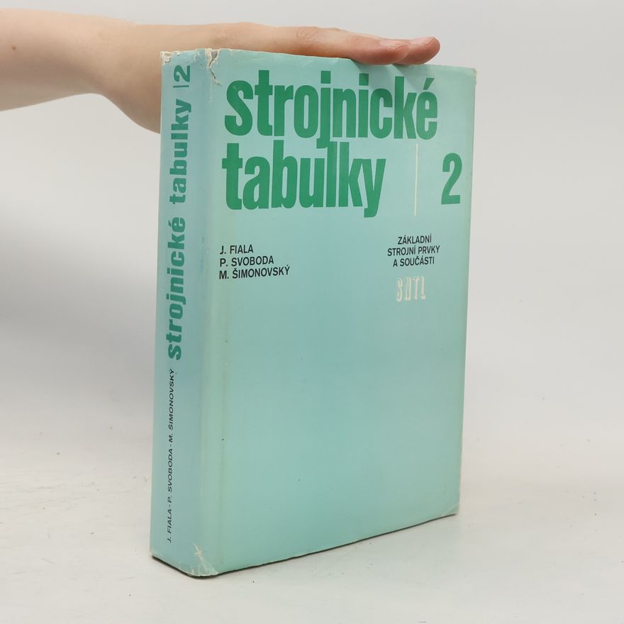Miroslav Šimonovský Strojnické tabulky 2